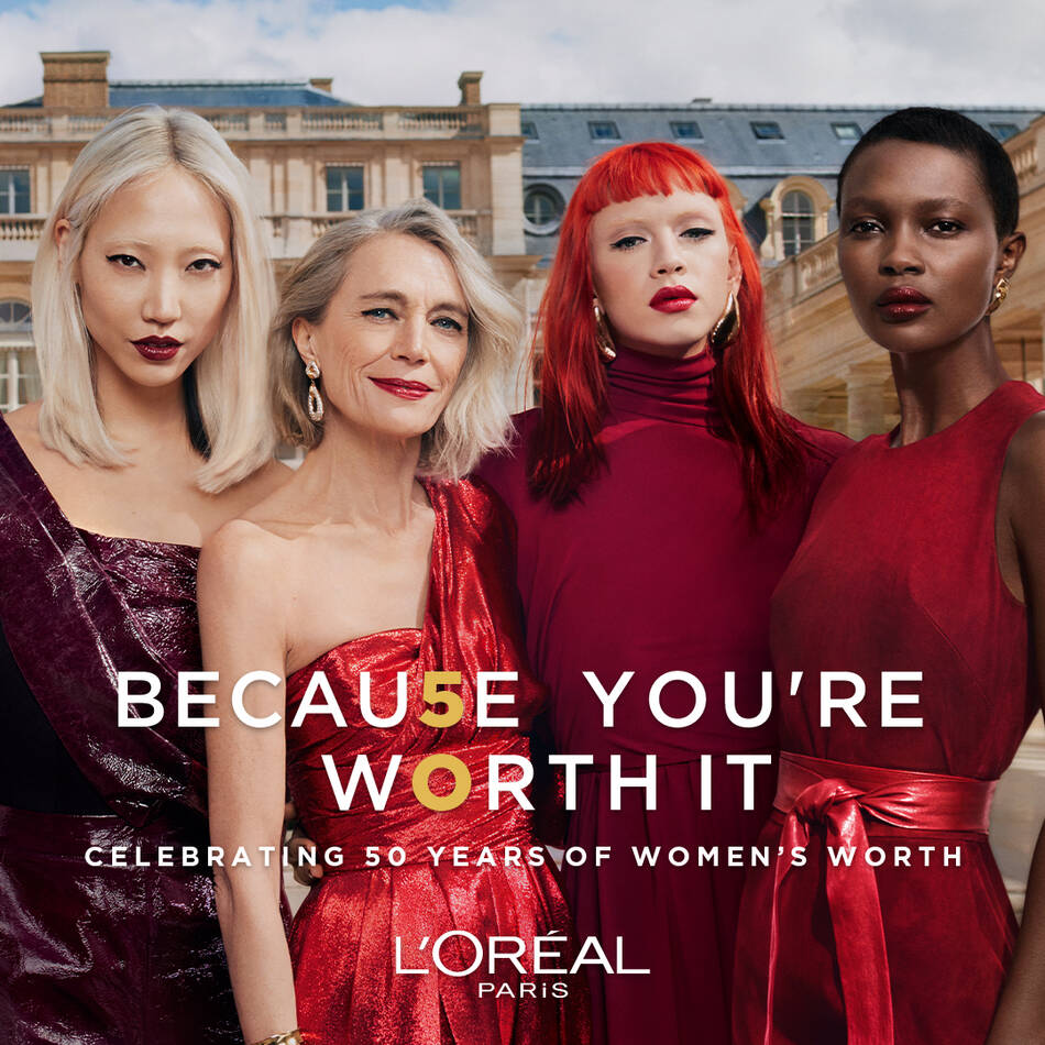 Because you’re worth it Bestsellers fra L’Oréal