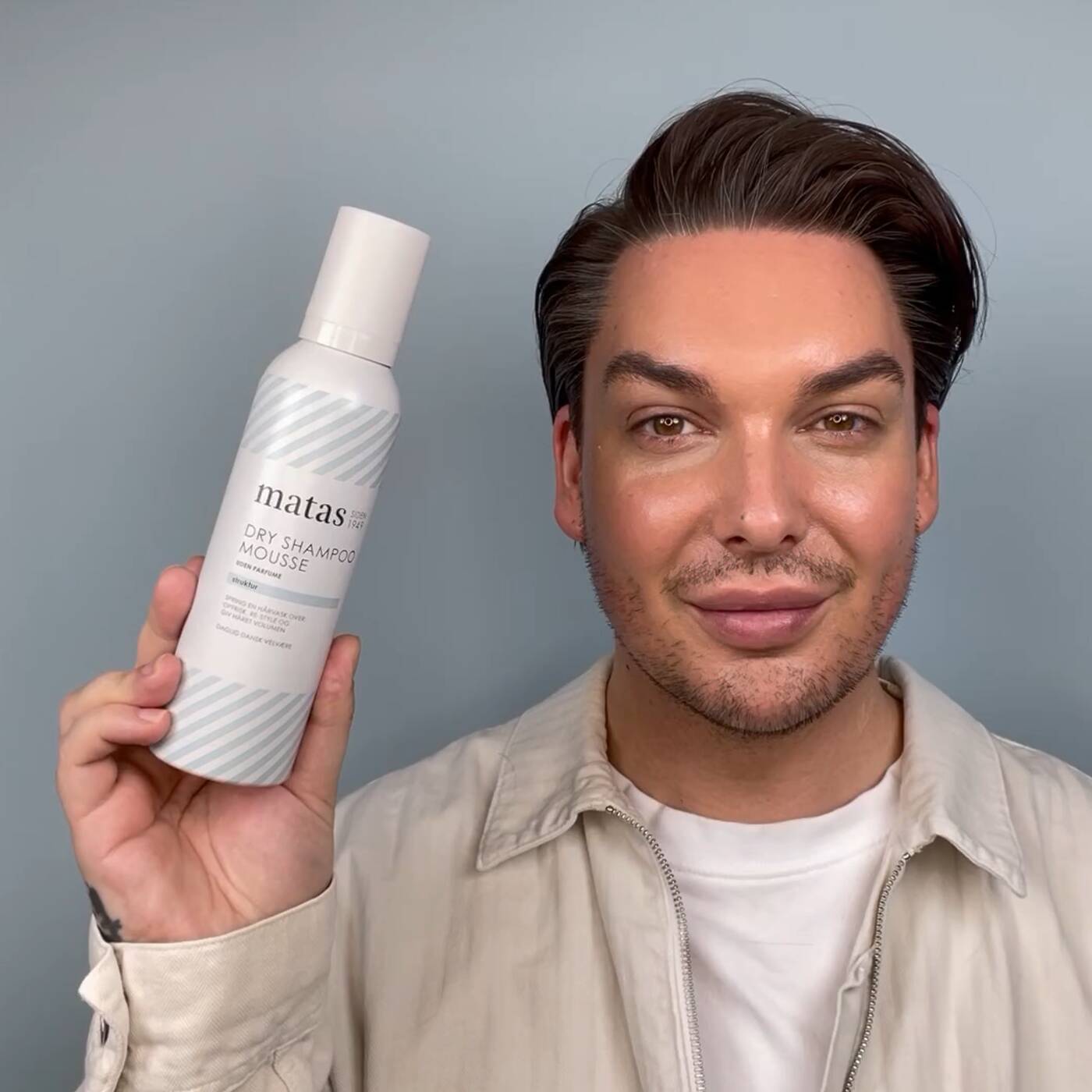 Køb Dry Shampoo Mousse Uden Parfume 200 ml fra Matas Striber Matas