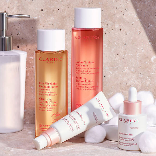 Ny serie fra Clarins er SOS til sensitiv hud 