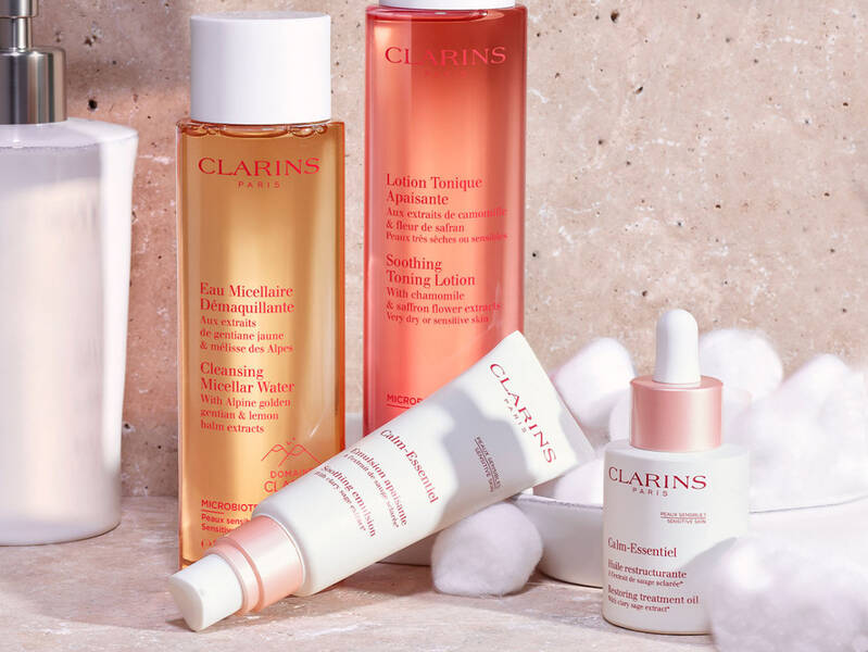 Ny serie fra Clarins er SOS til sensitiv hud 