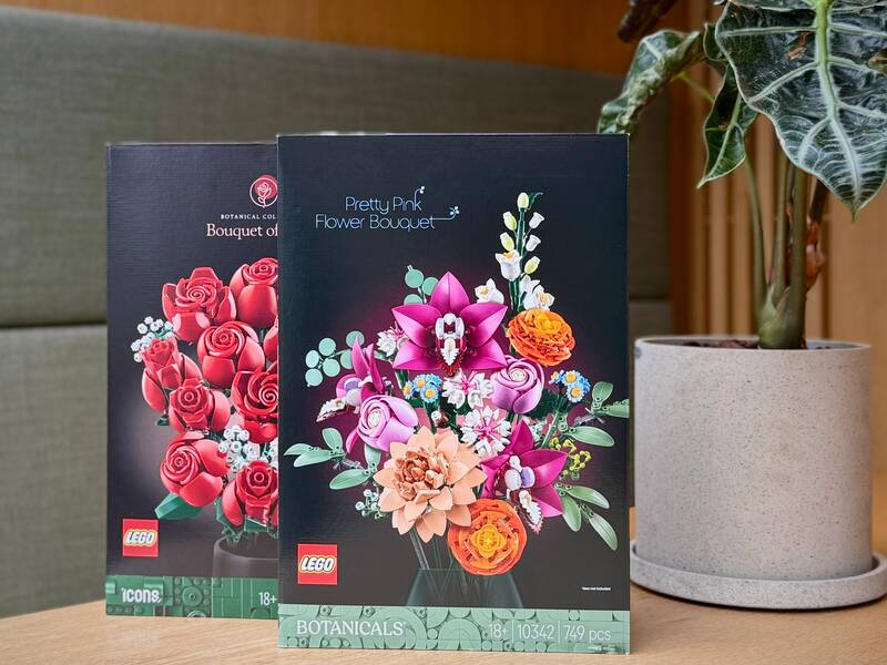 Med LEGO® får du blomster, der aldrig visner