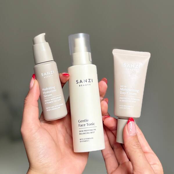 Sanzi Beauty hudplejerutine - skånsom og effektiv