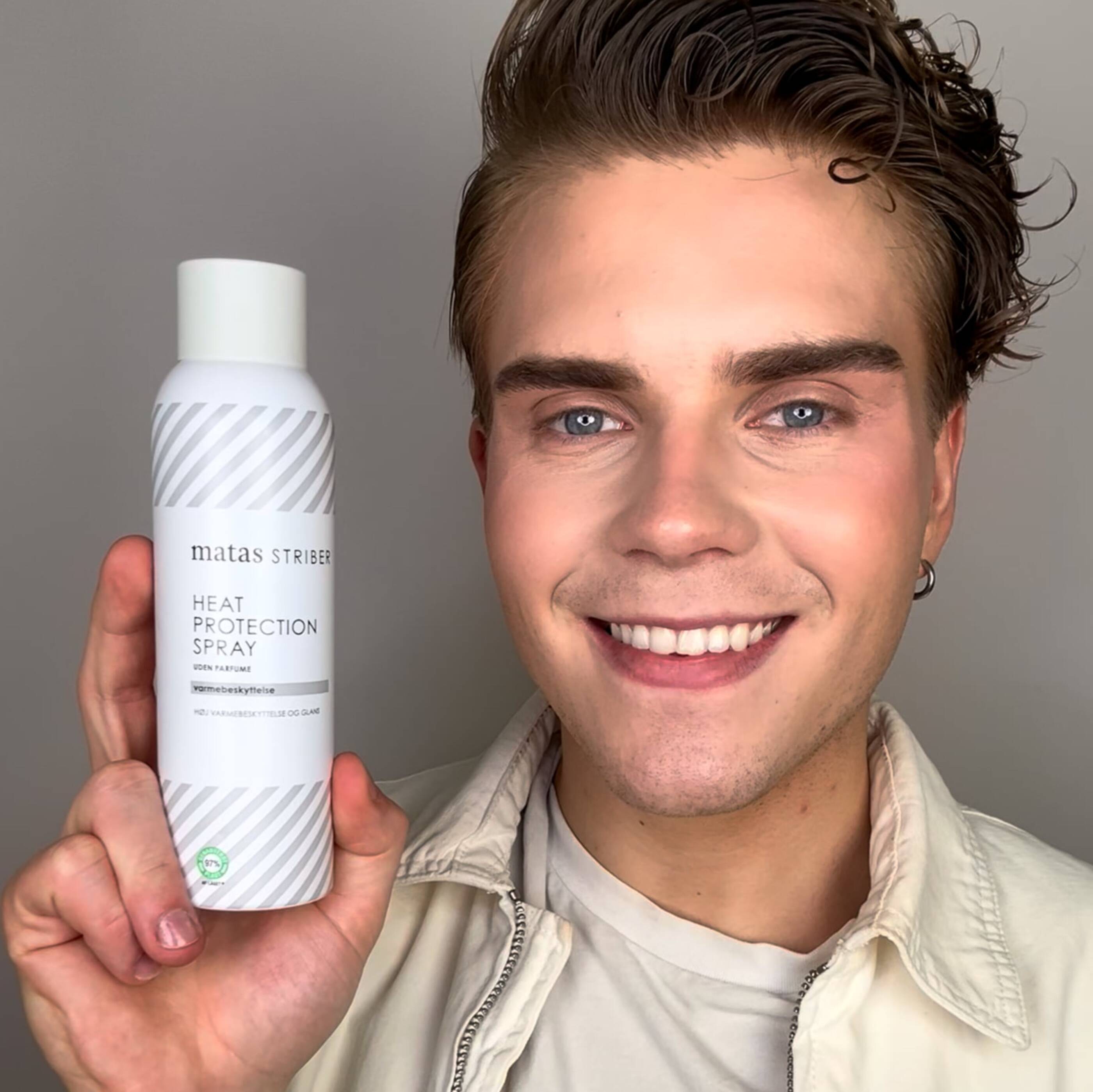 Køb Heat Protection Spray Uden Parfume 200 ml fra Matas Striber - Matas