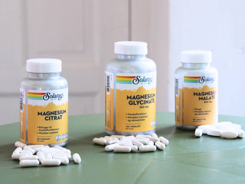 Magnesium-favoritter fra Solaray: Dem bør du vælge