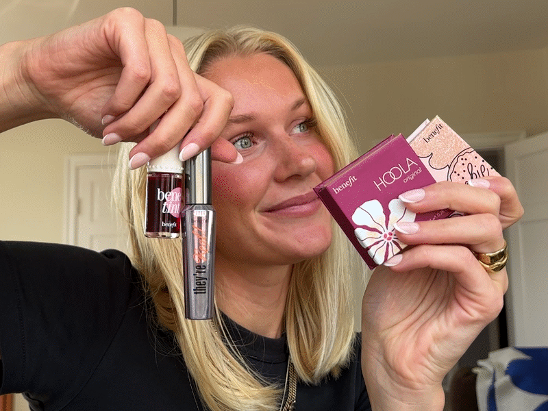 Makeup-look med Benefit Cosmetics