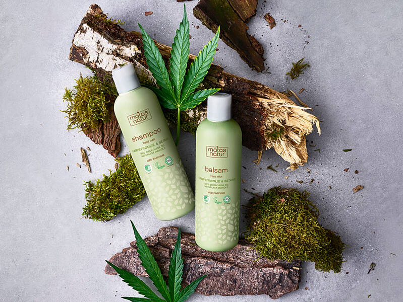 Vi tester: Shampoo og balsam med hampefrøolie