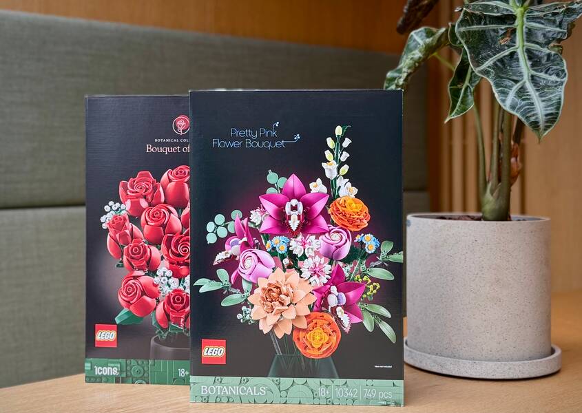 Med LEGO® får du blomster, der aldrig visner