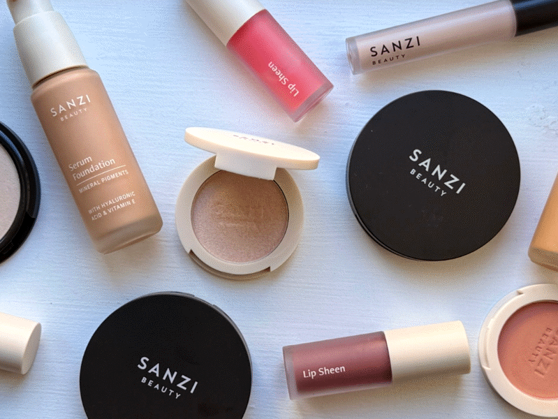 Sanzi Beauty: Makeup, der plejer din hud