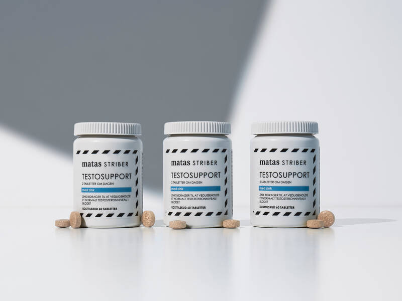 Nyhed: TestoSupport til mænd fra Matas Striber